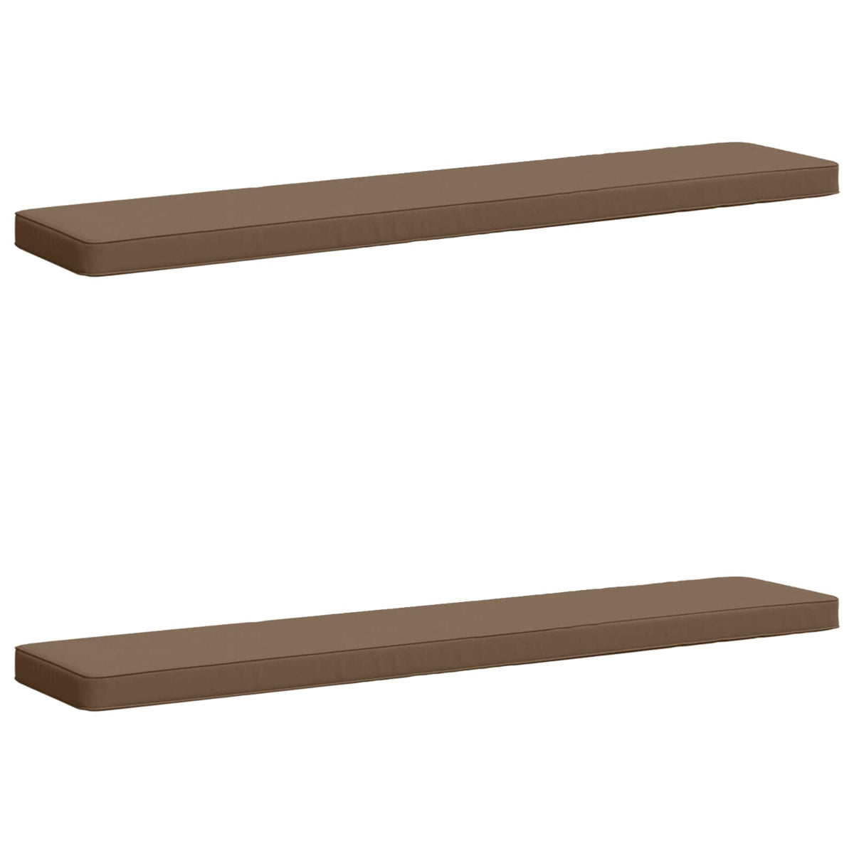 vidaXL Poduszki na ławkę 2-częściowe VUGHT 2 pcs 100% poliester