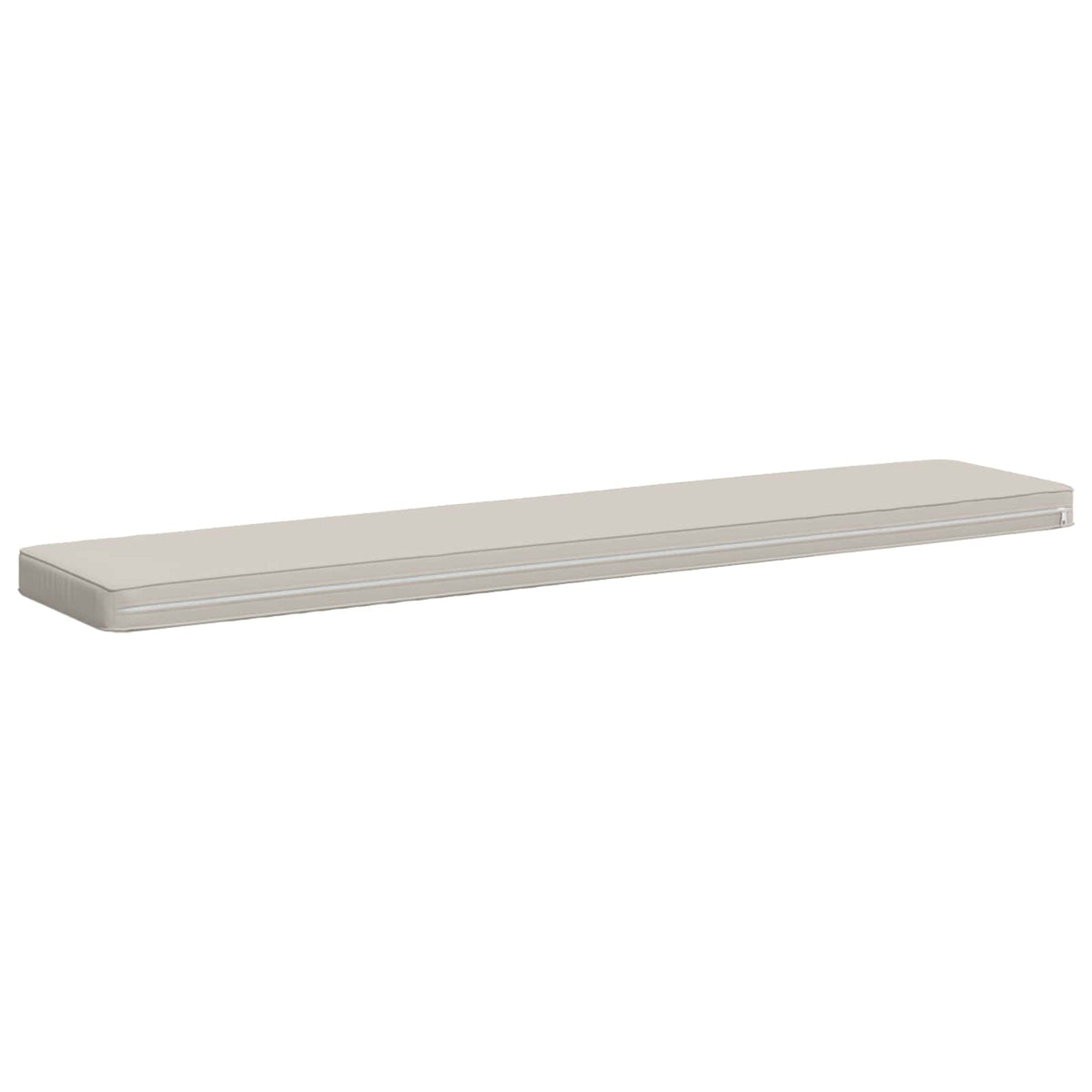 vidaXL Poduszki na ławkę 2-częściowe VUGHT 2 pcs 100% poliester Biały