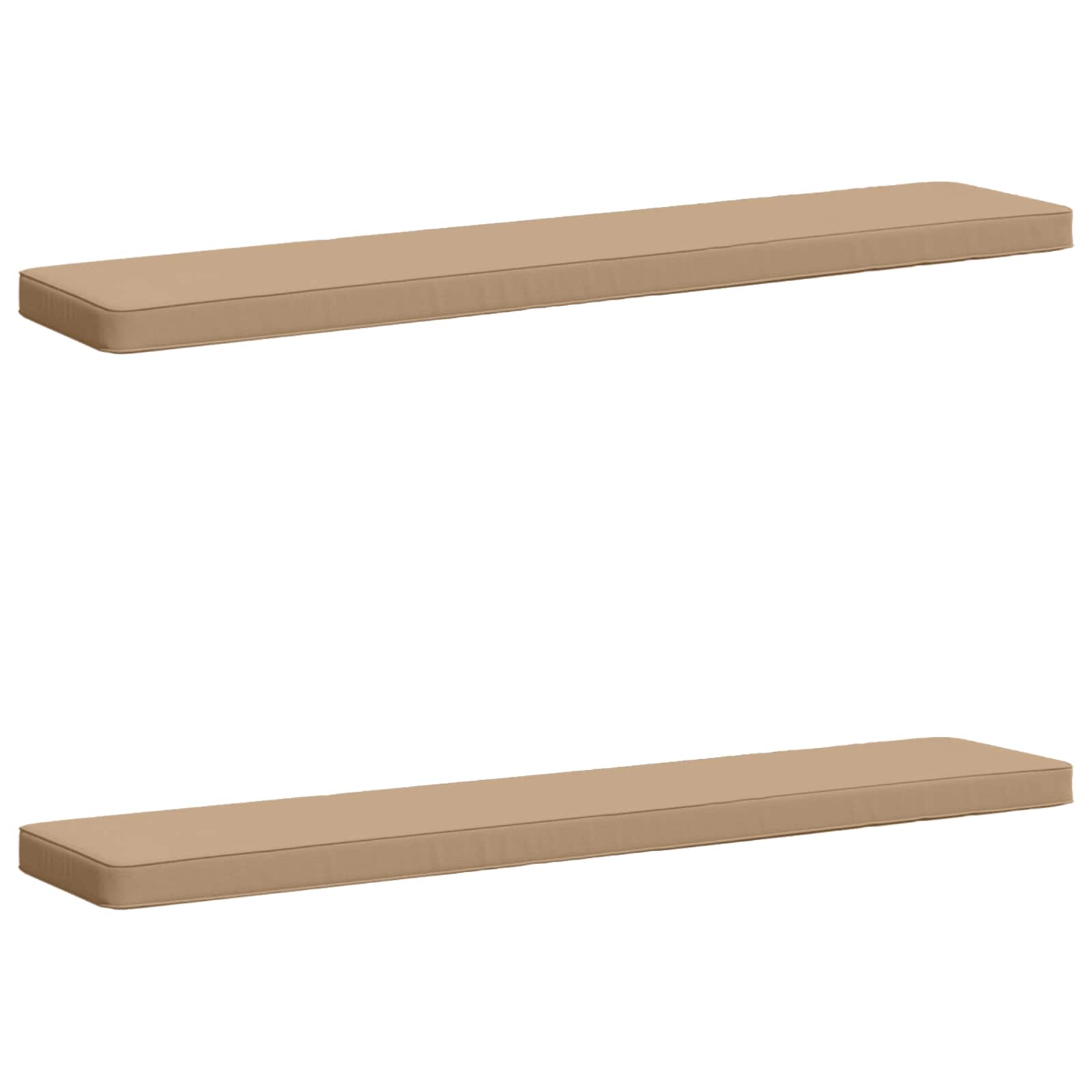 vidaXL Poduszki na ławkę 2-częściowe VUGHT 2 pcs 100% poliester