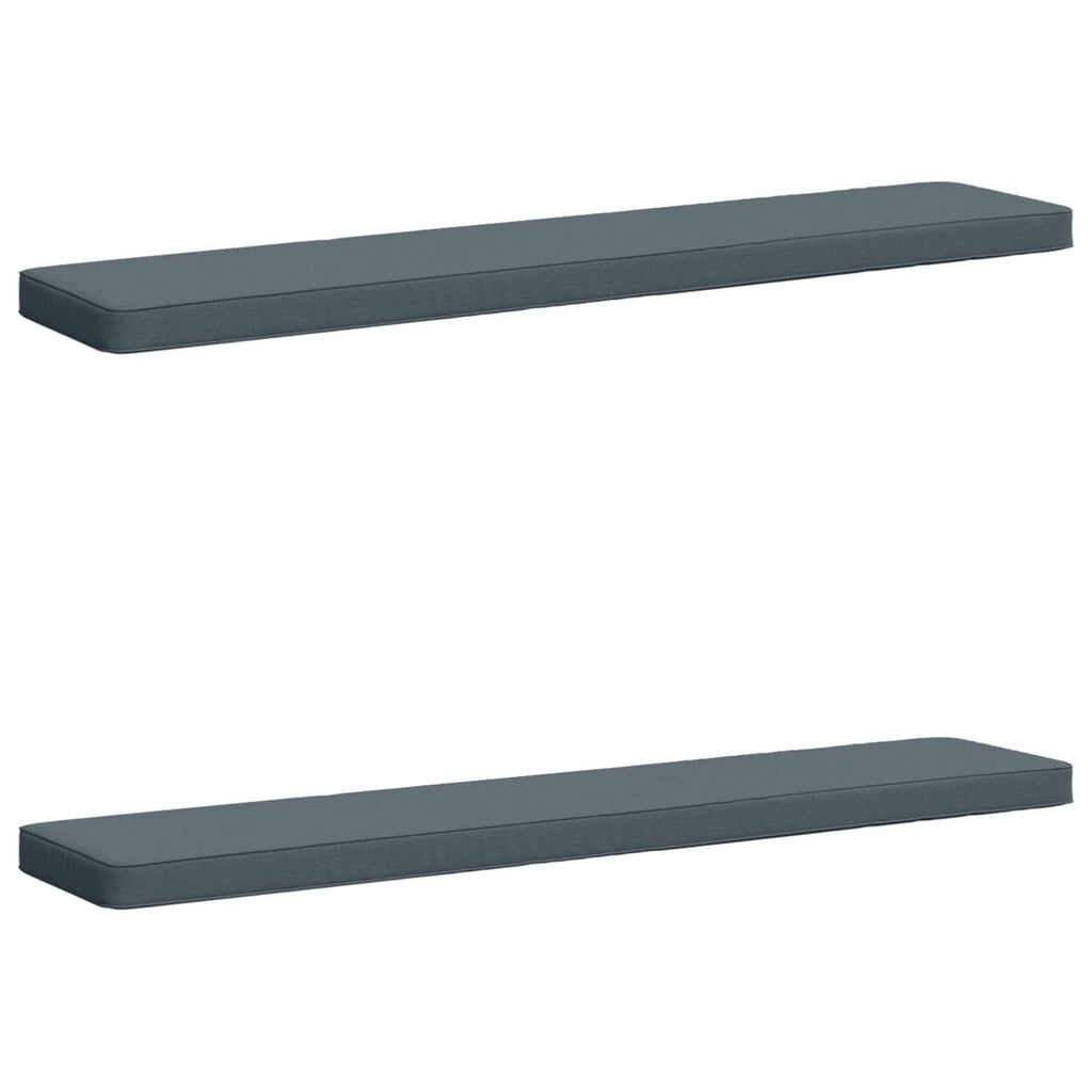 vidaXL Poduszki na ławkę 2-częściowe VUGHT 2 pcs 100% poliester