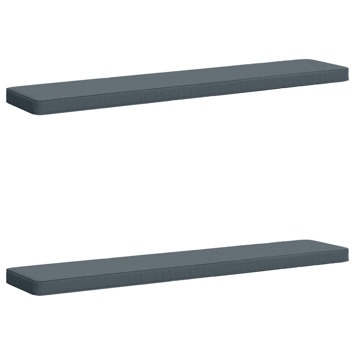 vidaXL Poduszki na ławkę 2-częściowe VUGHT 2 pcs 100% poliester