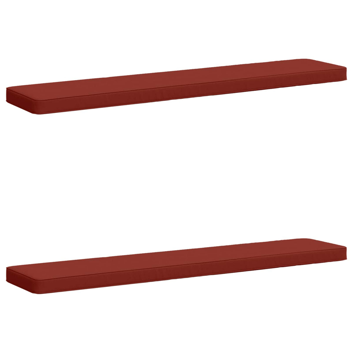 vidaXL Poduszki na ławkę 2-częściowe VUGHT 2 pcs 100% poliester