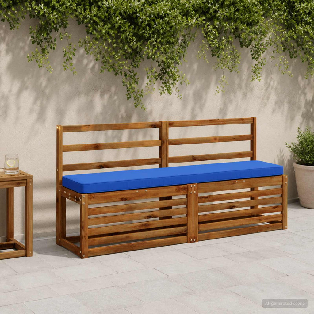 vidaXL Poduszki na ławkę 2-częściowe VUGHT 2 pcs 100% poliester