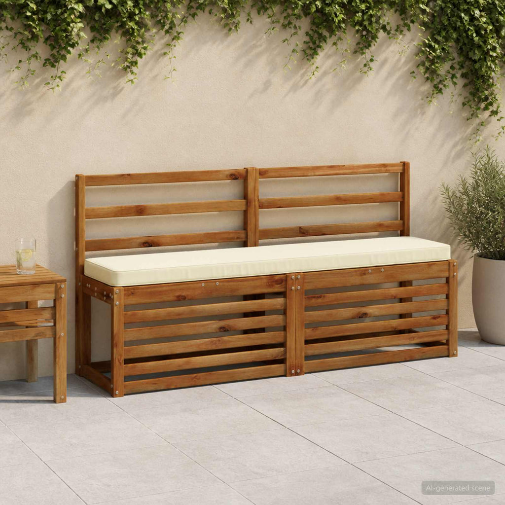 vidaXL Poduszki na ławkę 2-częściowe VUGHT 2 pcs 100% poliester
