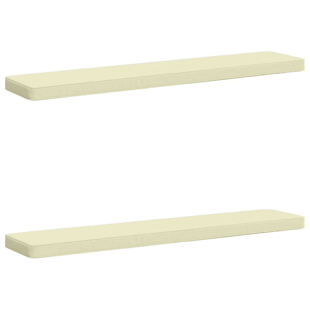 vidaXL Poduszki na ławkę 2-częściowe VUGHT 2 pcs 100% poliester