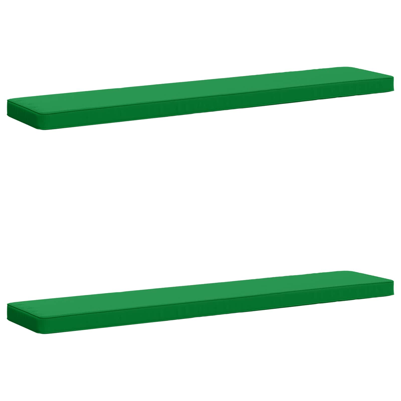 vidaXL Poduszki na ławkę 2-częściowe VUGHT 2 pcs 100% poliester