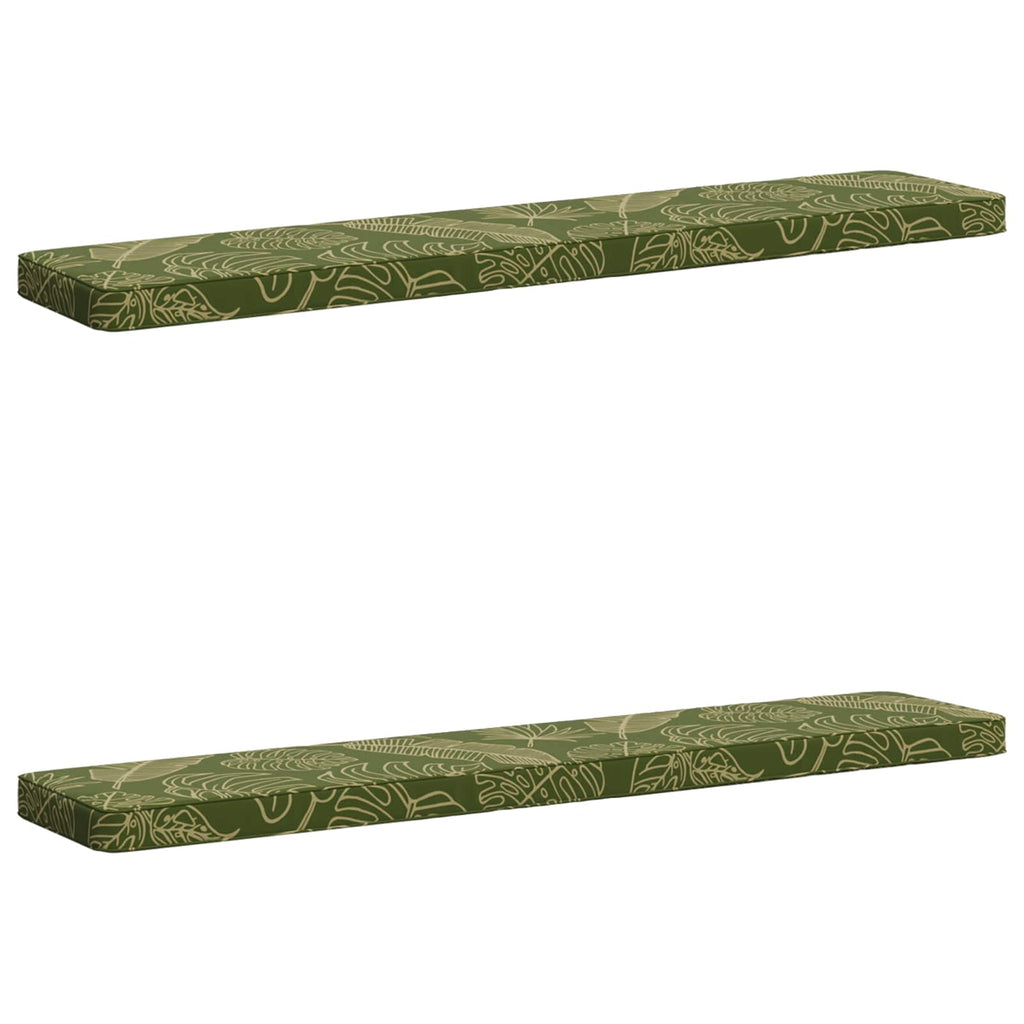vidaXL Poduszki na ławkę 2-częściowe VUGHT 2 pcs 100% poliester