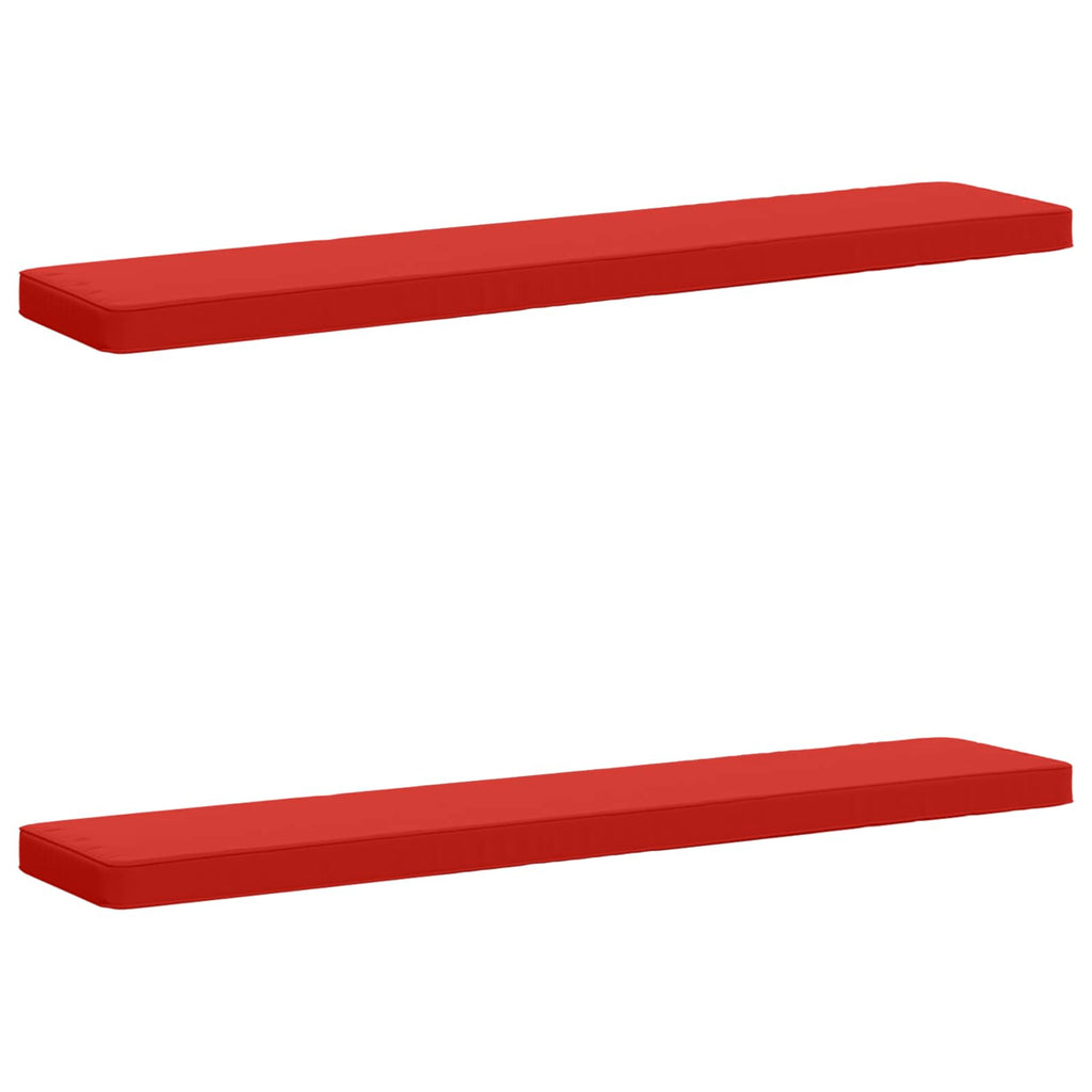 vidaXL Poduszki na ławkę 2-częściowe VUGHT 2 pcs 100% poliester