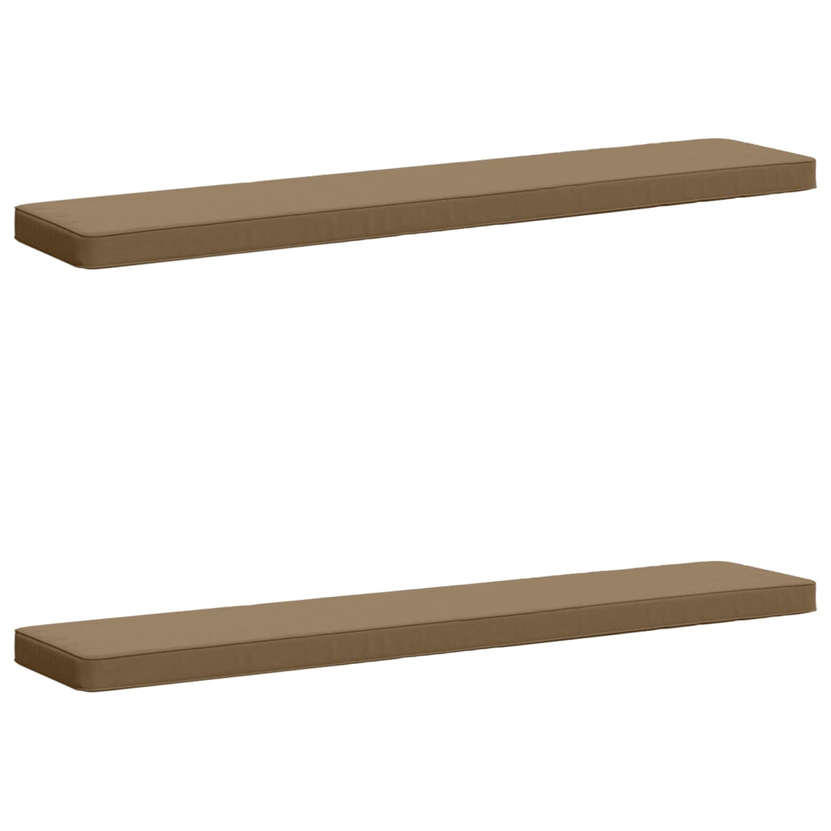 vidaXL Poduszki na ławkę 2-częściowe VUGHT 2 pcs 100% poliester