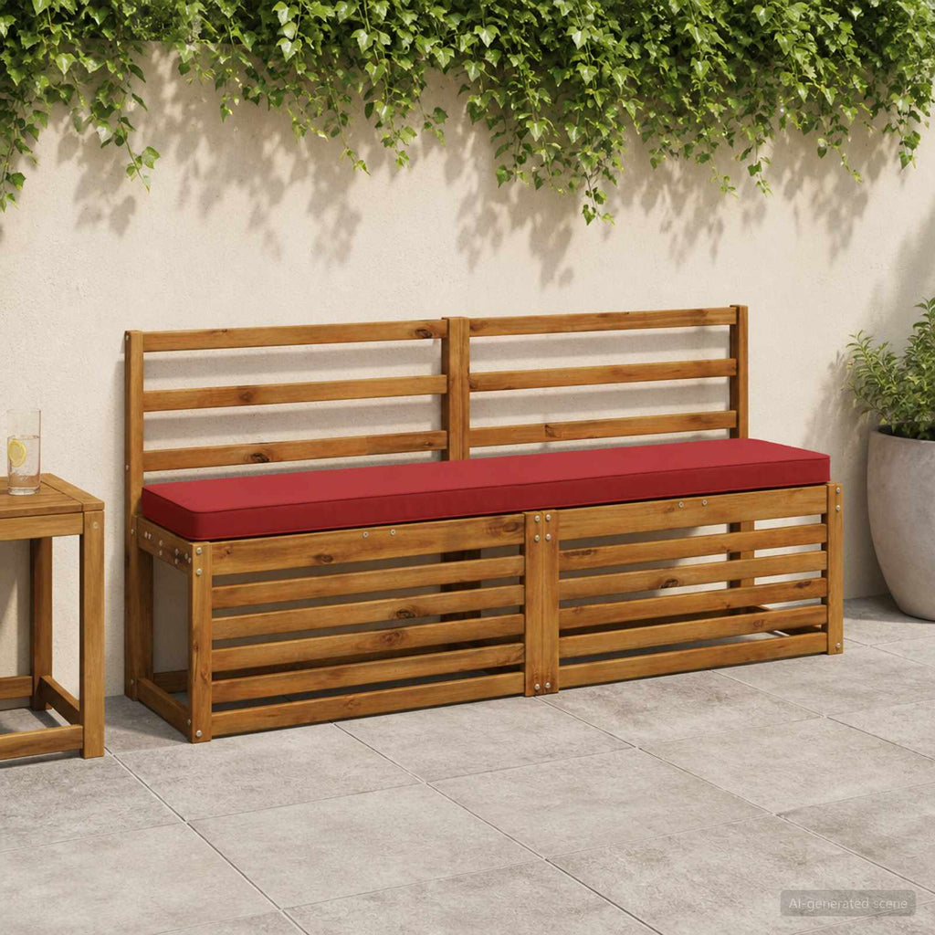 vidaXL Poduszki na ławkę 2-częściowe VUGHT 2 pcs 100% poliester