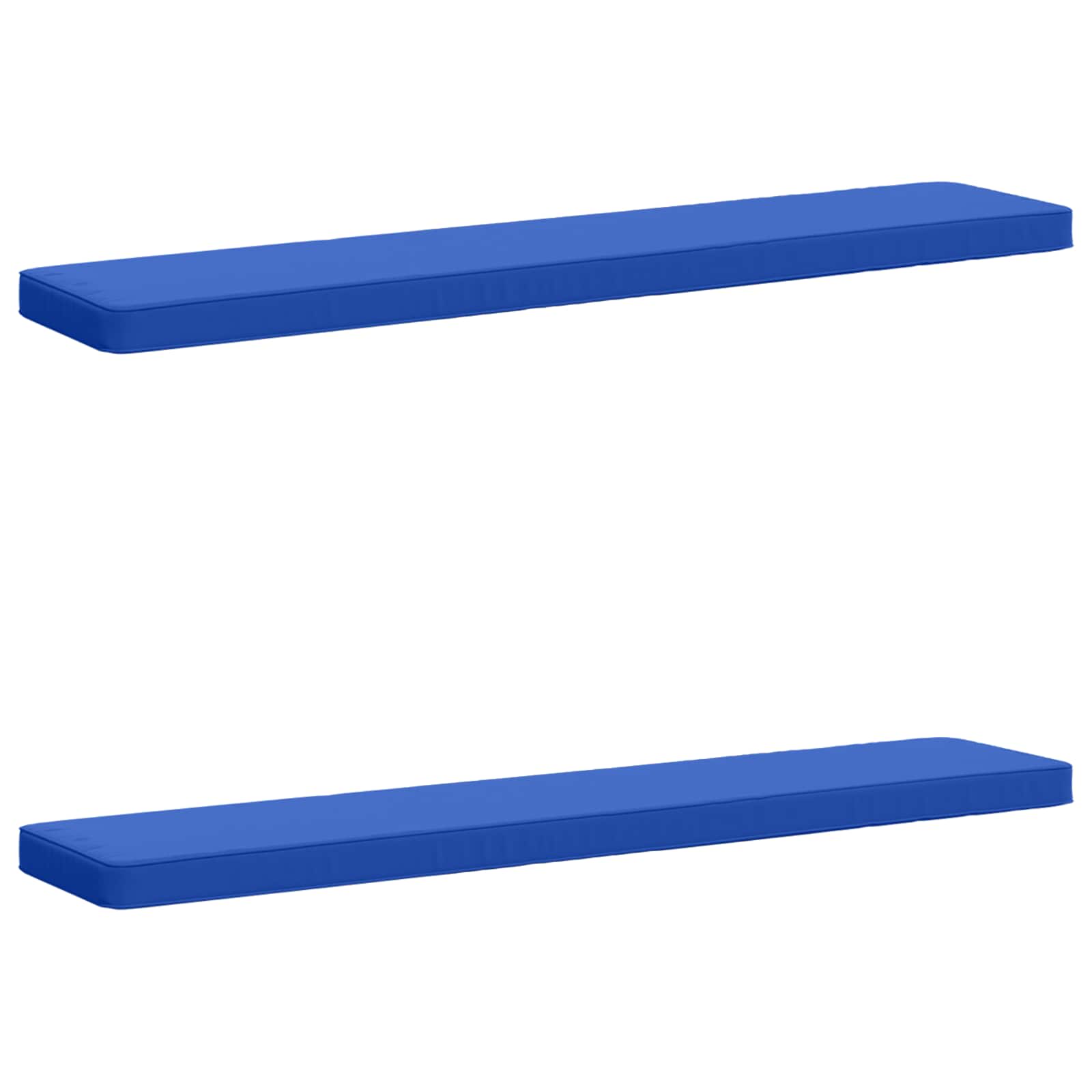 vidaXL Poduszki na ławkę 2-częściowe VUGHT 2 pcs 100% poliester