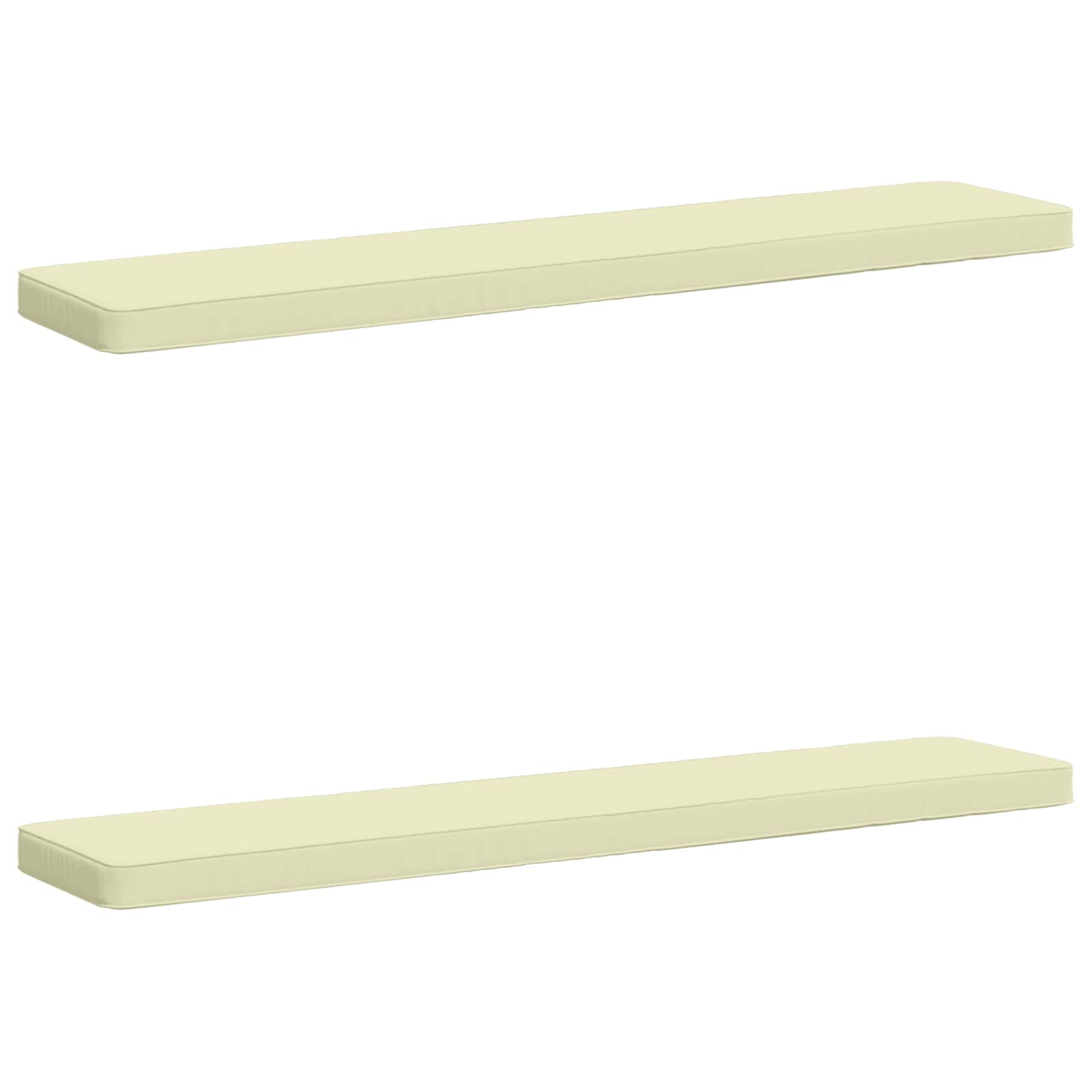 vidaXL Poduszki na ławkę 2-częściowe VUGHT 2 pcs 100% poliester