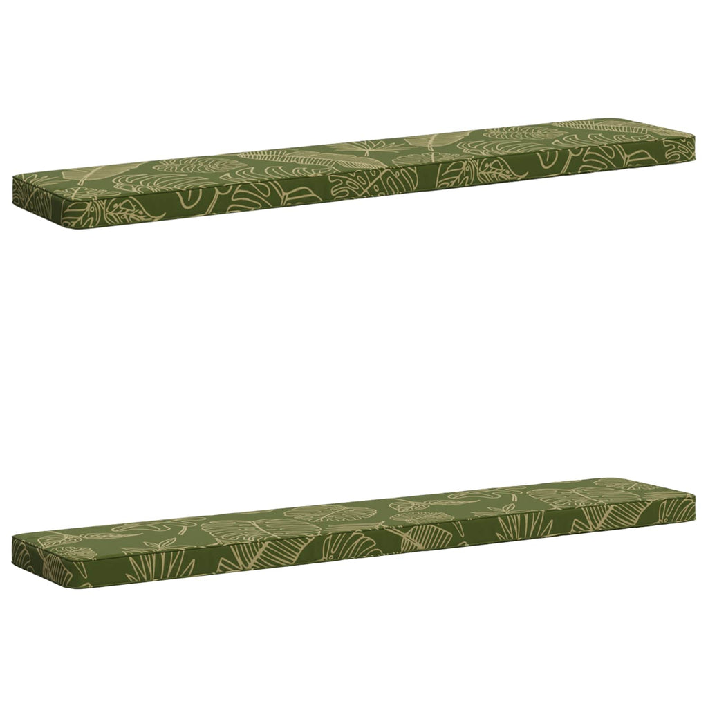 vidaXL Poduszki na ławkę 2-częściowe VUGHT 2 pcs 100% poliester