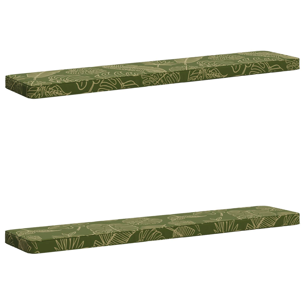 vidaXL Poduszki na ławkę 2-częściowe VUGHT 2 pcs 100% poliester