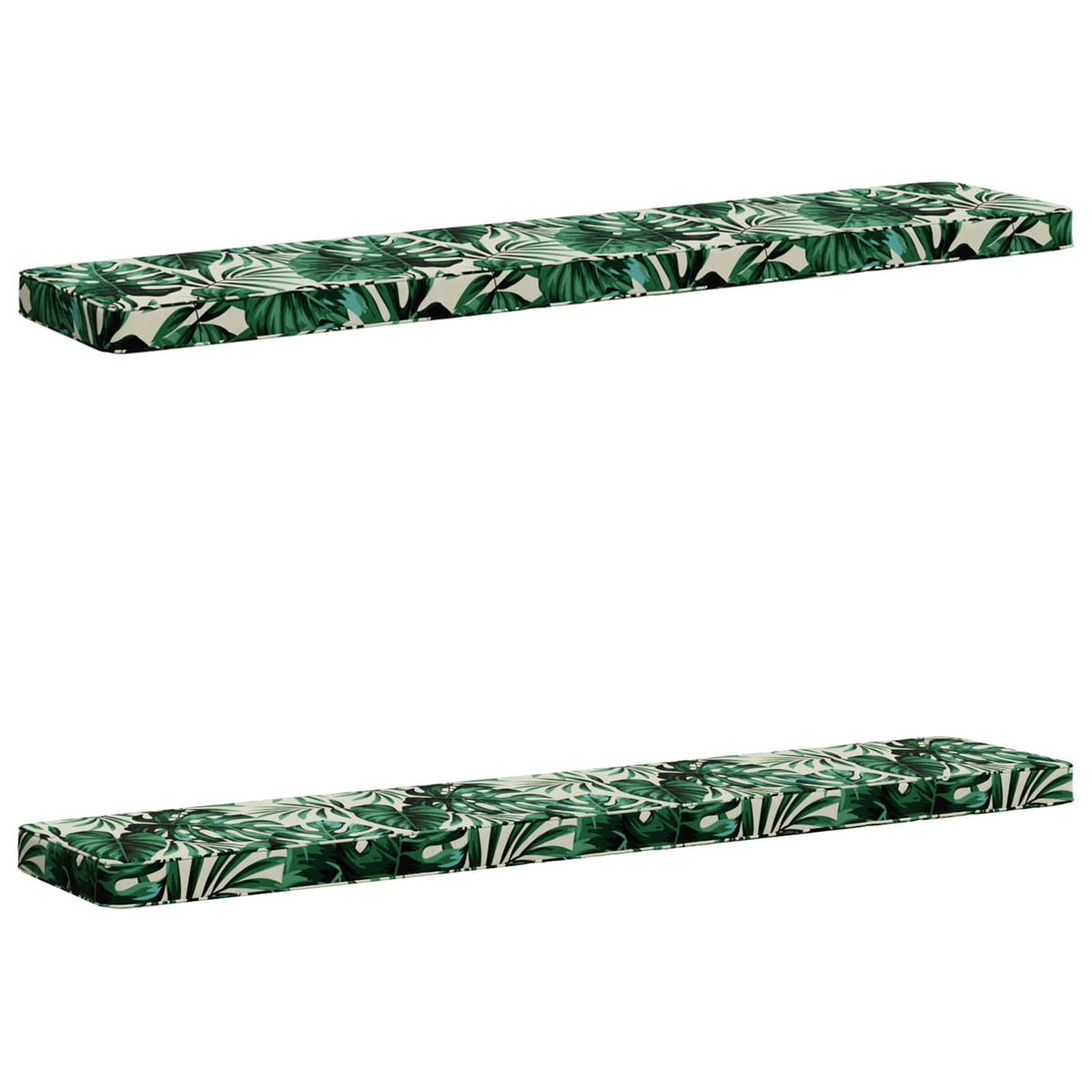 vidaXL Poduszki na ławkę 2-częściowe VUGHT 2 pcs 100% poliester