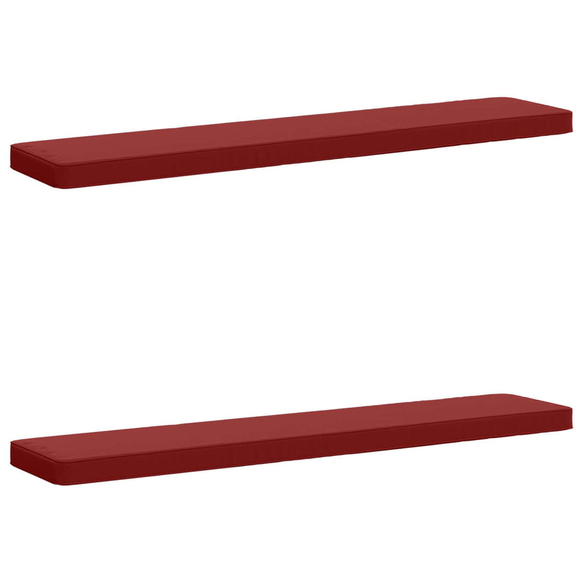 vidaXL Poduszki na ławkę 2-częściowe VUGHT 2 pcs 100% poliester