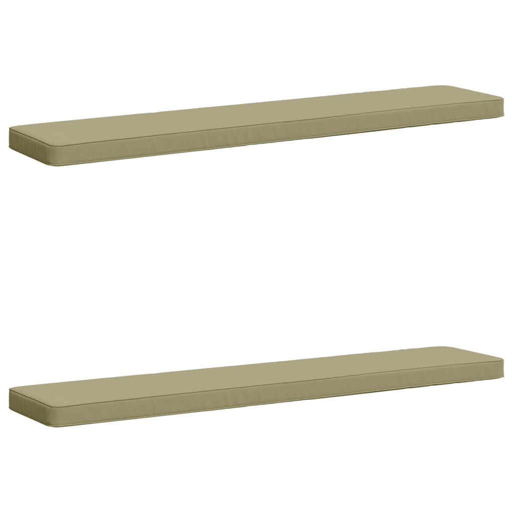 vidaXL Poduszki na ławkę 2-częściowe VUGHT 2 pcs 100% poliester