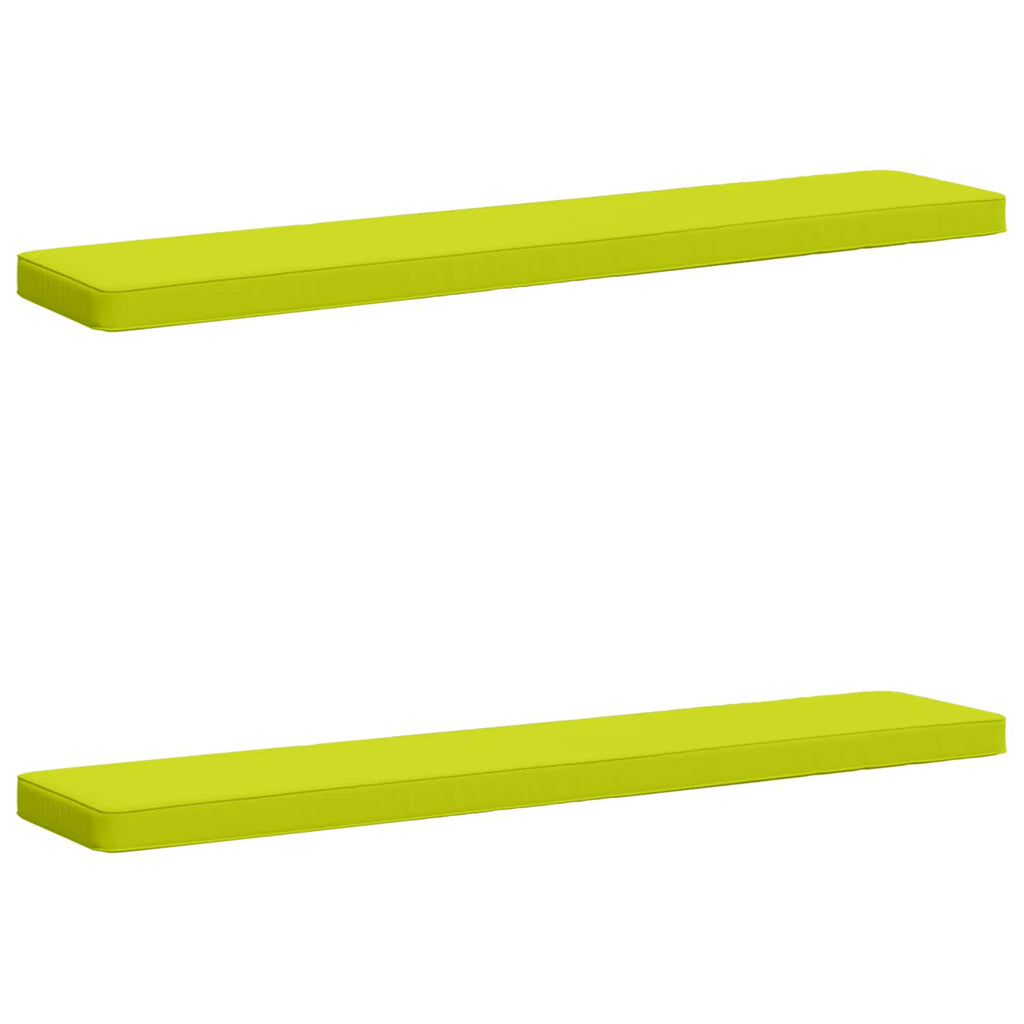 vidaXL Poduszki na ławkę 2-częściowe VUGHT 2 pcs 100% poliester