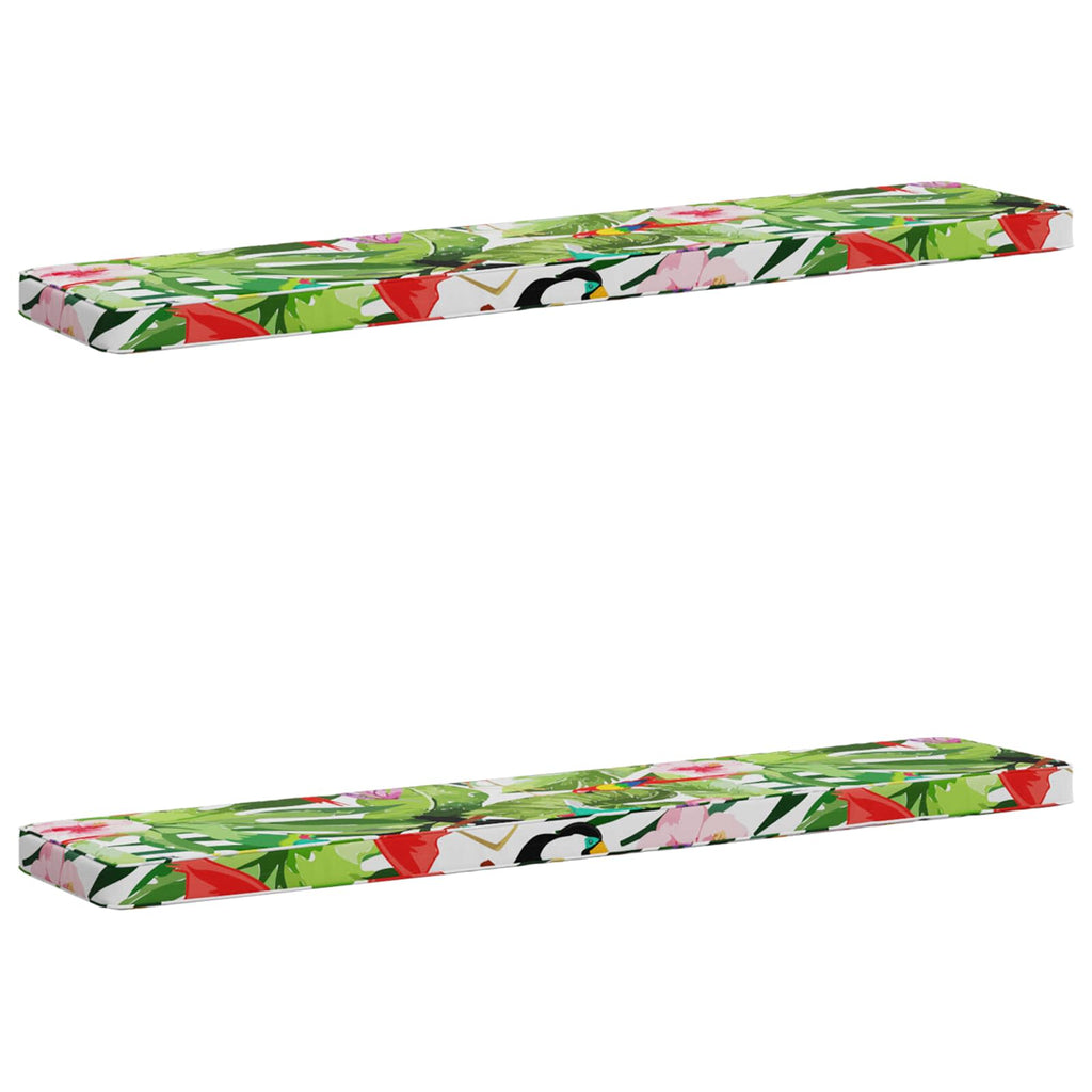 vidaXL Poduszki na ławkę 2-częściowe VUGHT 2 pcs 100% poliester