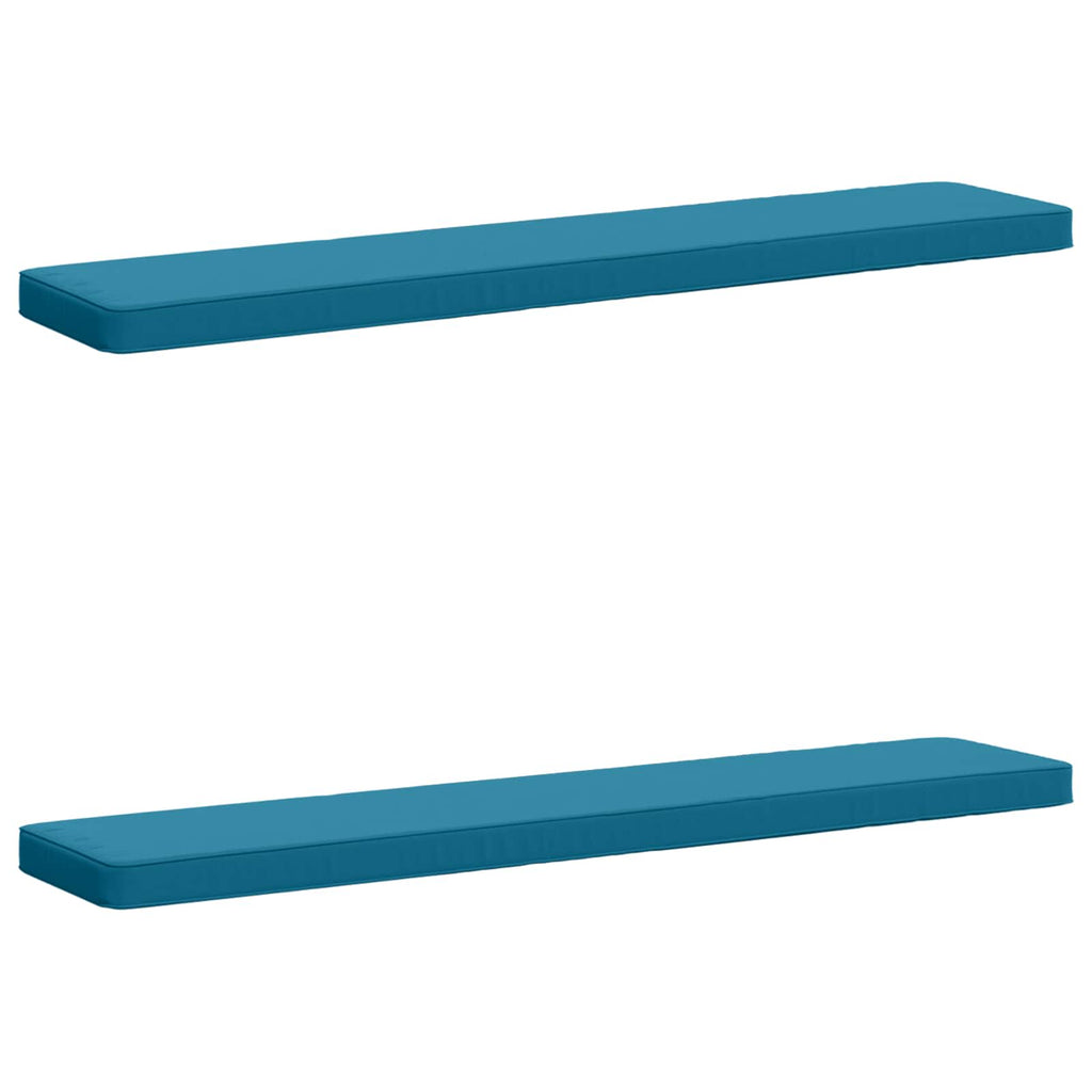 vidaXL Poduszki na ławkę 2-częściowe VUGHT 2 pcs 100% poliester