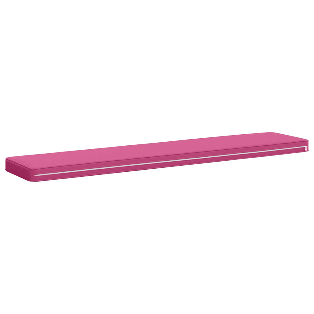 vidaXL Poduszki na ławkę 2-częściowe VUGHT 2 pcs 100% poliester różowy