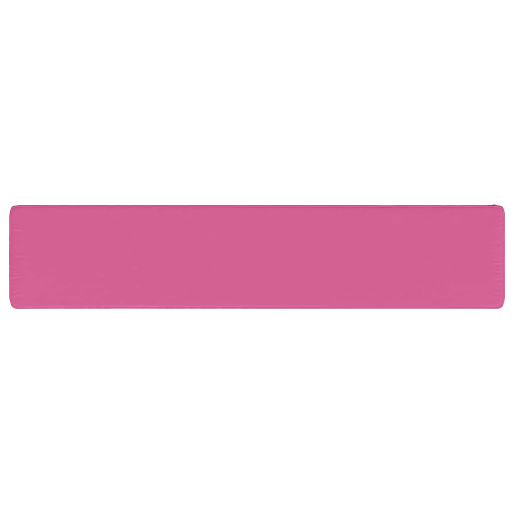 vidaXL Poduszki na ławkę 2-częściowe VUGHT 2 pcs 100% poliester różowy