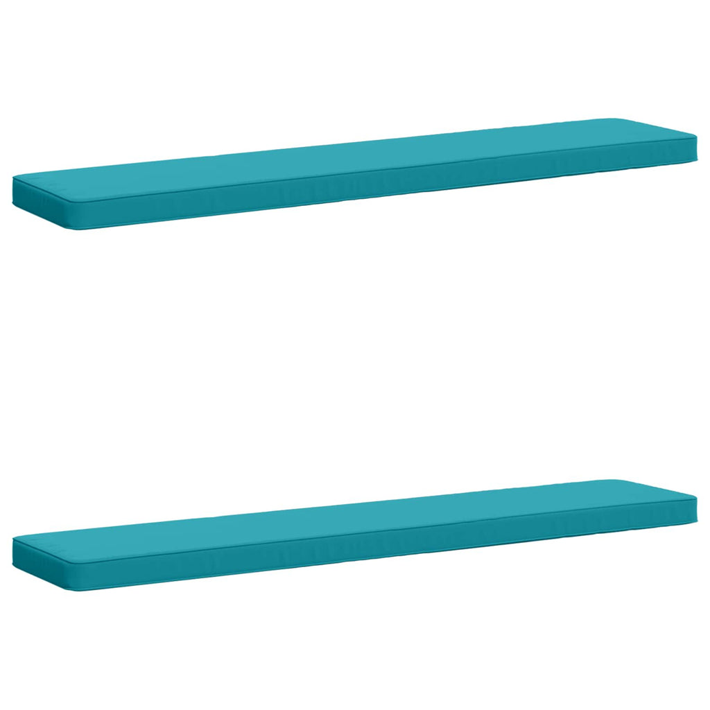 vidaXL Poduszki na ławkę 2-częściowe VUGHT 2 pcs 100% poliester