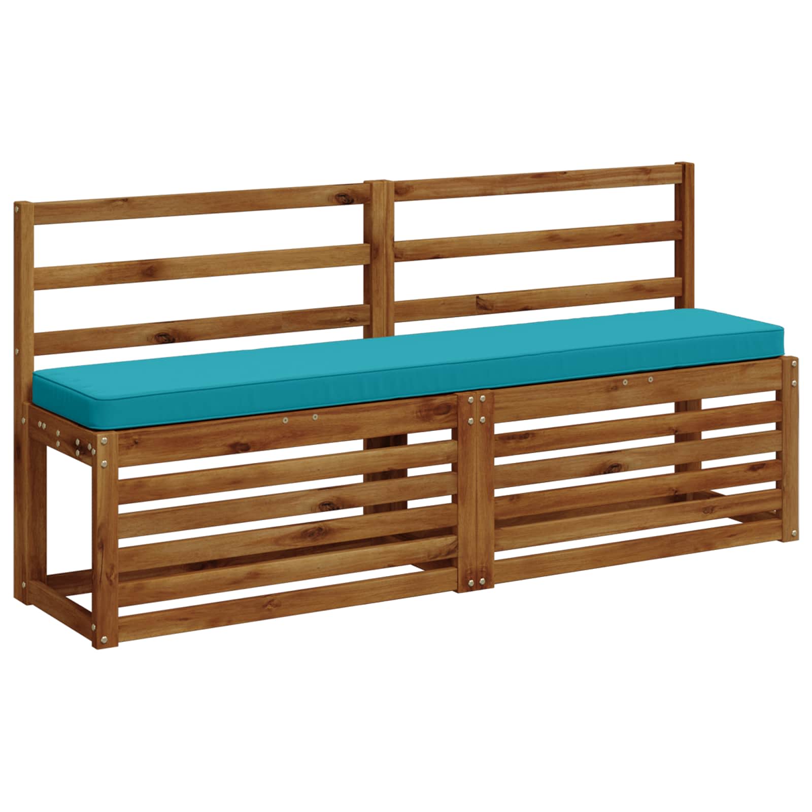 vidaXL Poduszki na ławkę 2-częściowe VUGHT 2 pcs 100% poliester