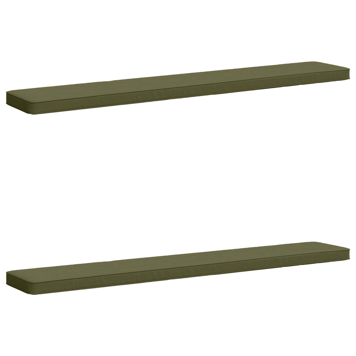vidaXL Poduszki na ławkę 2-częściowe VUGHT 2 pcs 100% poliester