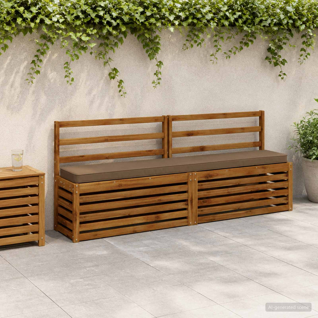 vidaXL Poduszki na ławkę 2-częściowe VUGHT 2 pcs 100% poliester