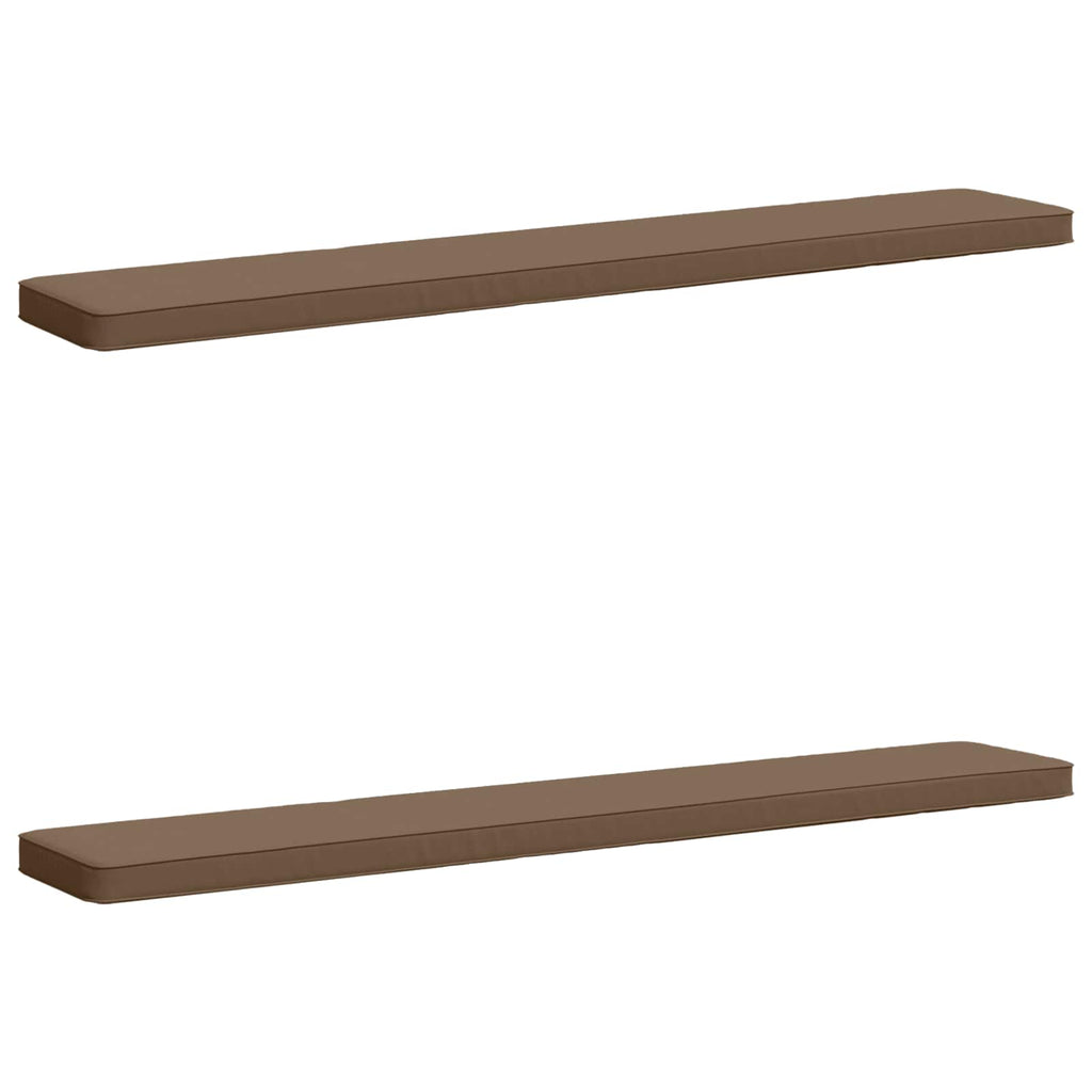 vidaXL Poduszki na ławkę 2-częściowe VUGHT 2 pcs 100% poliester