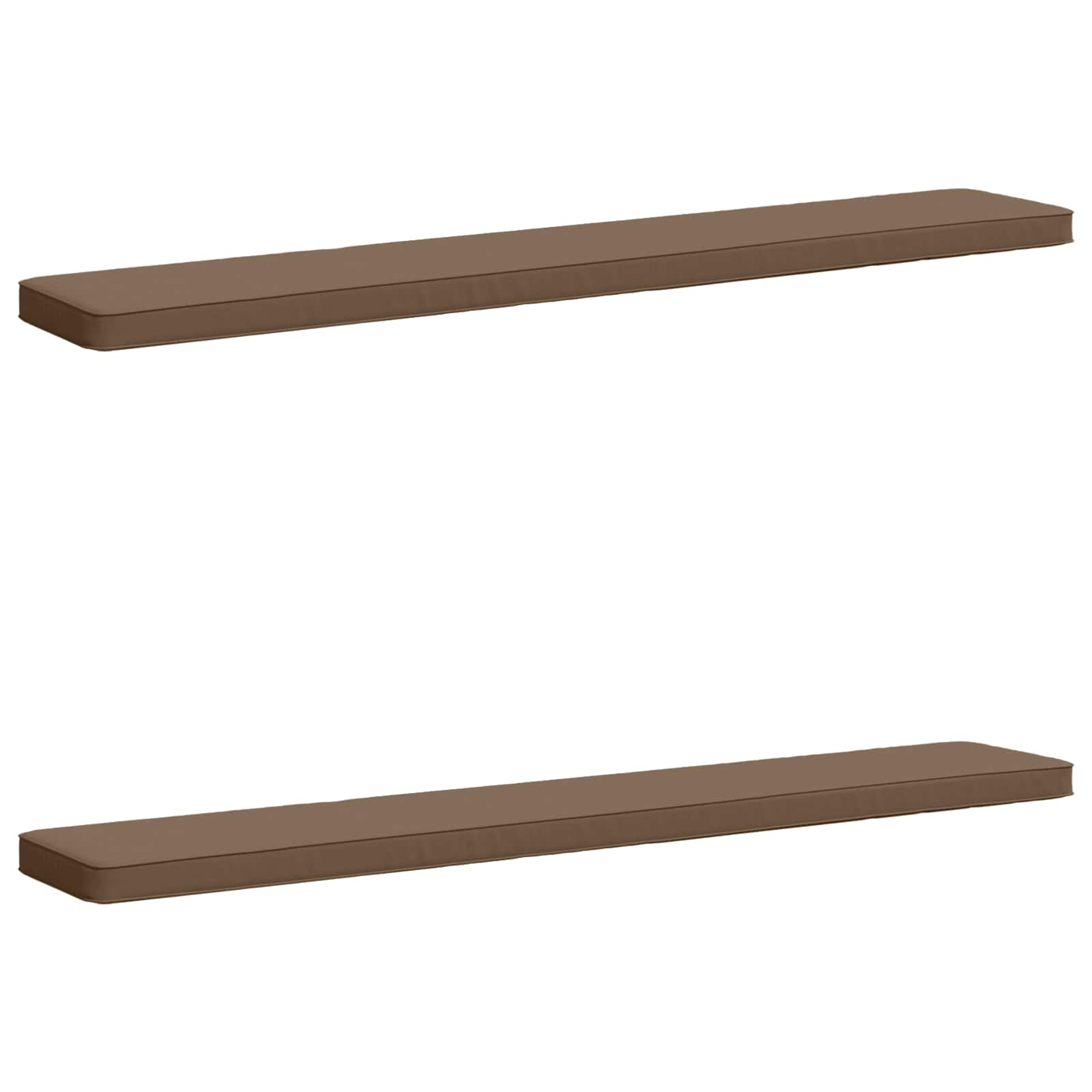 vidaXL Poduszki na ławkę 2-częściowe VUGHT 2 pcs 100% poliester