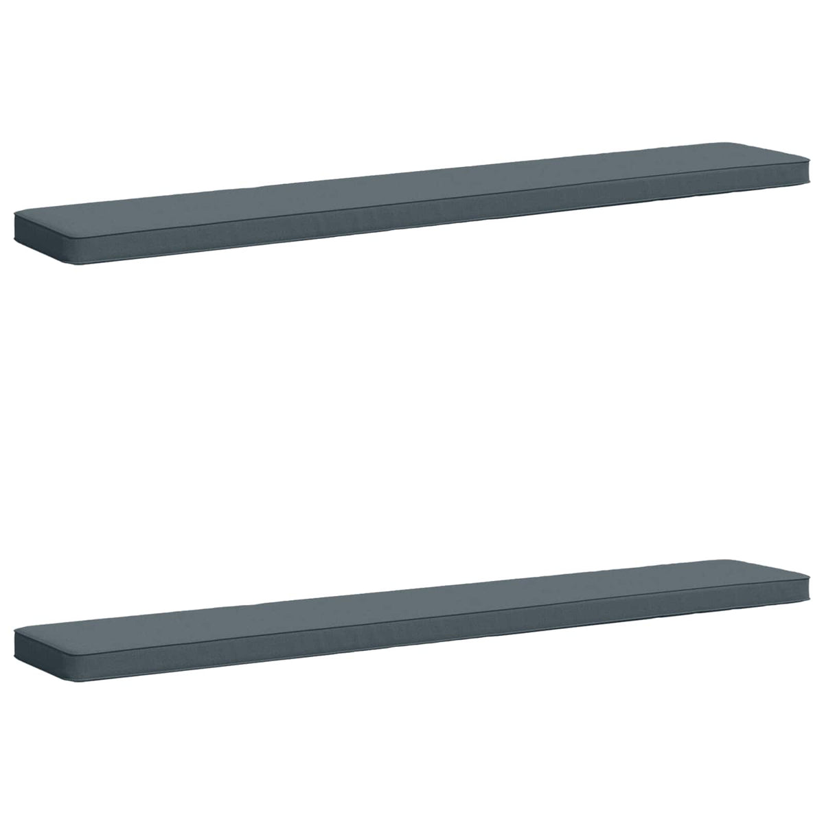 vidaXL Poduszki na ławkę 2-częściowe VUGHT 2 pcs 100% poliester