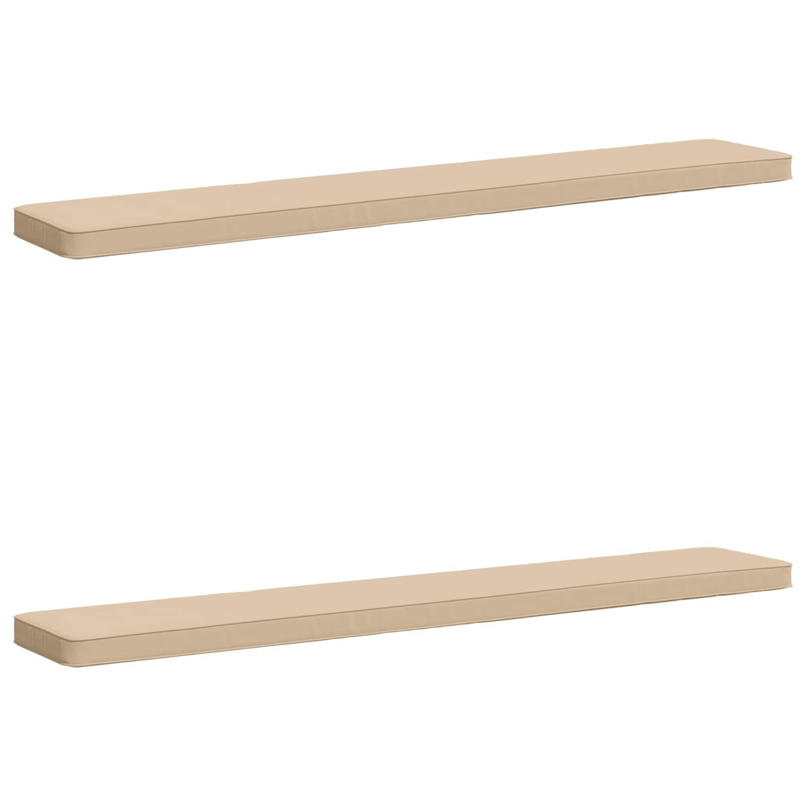 vidaXL Poduszki na ławkę 2-częściowe VUGHT 2 pcs 100% poliester