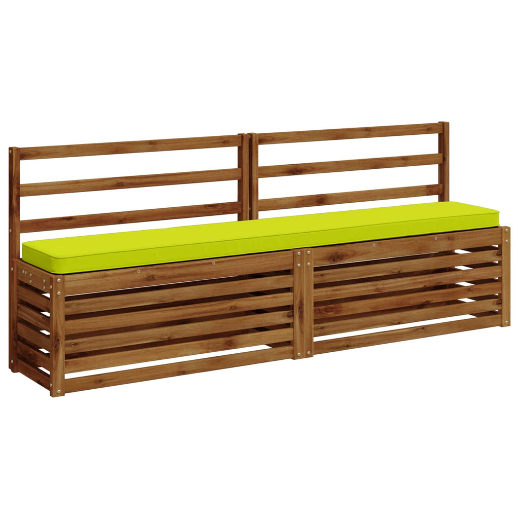 vidaXL Poduszki na ławkę 2-częściowe VUGHT 2 pcs 100% poliester