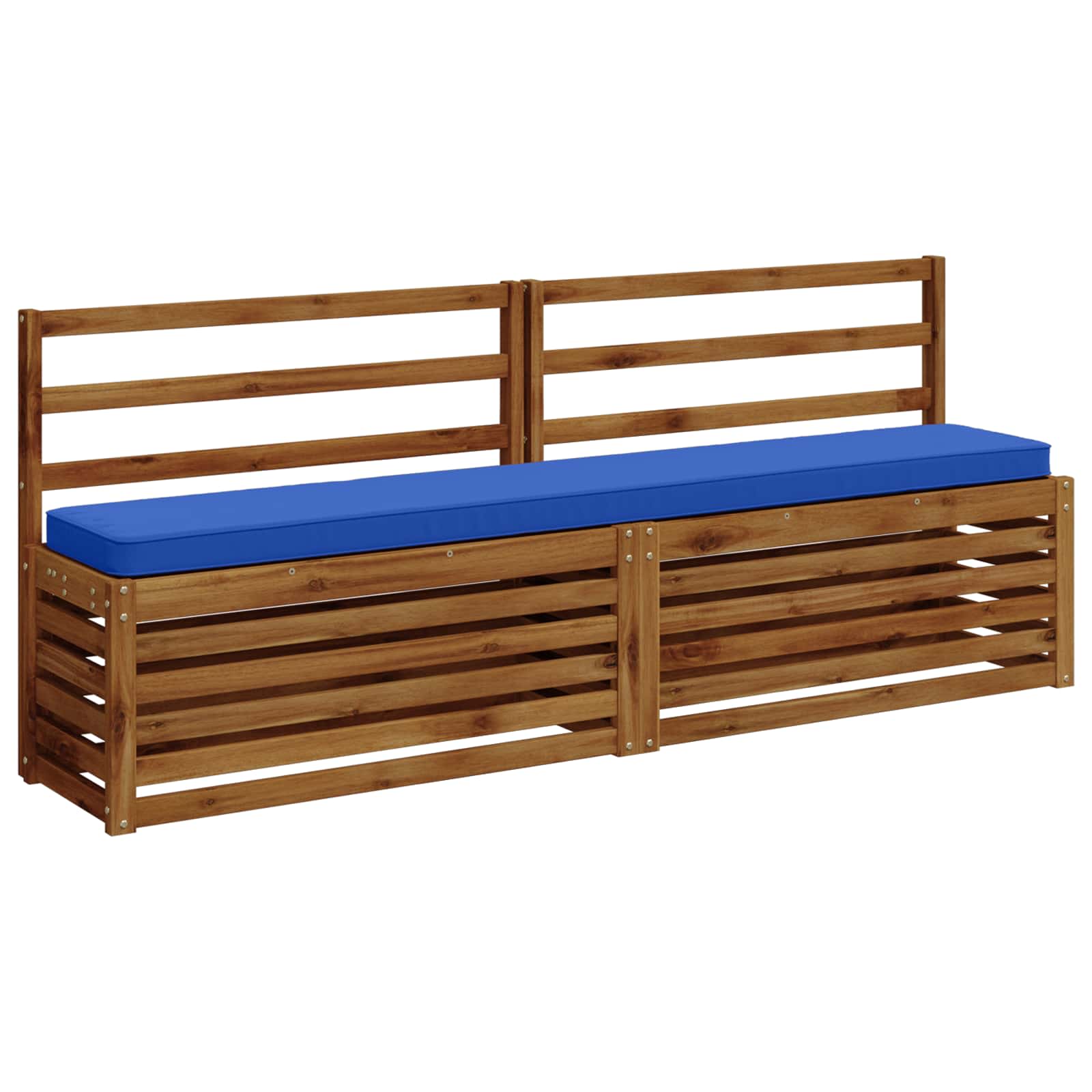 vidaXL Poduszki na ławkę 2-częściowe VUGHT 2 pcs 100% poliester
