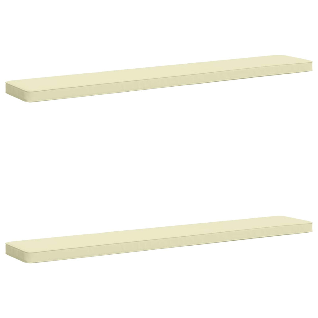 vidaXL Poduszki na ławkę 2-częściowe VUGHT 2 pcs 100% poliester