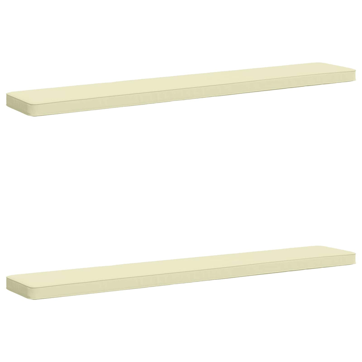 vidaXL Poduszki na ławkę 2-częściowe VUGHT 2 pcs 100% poliester