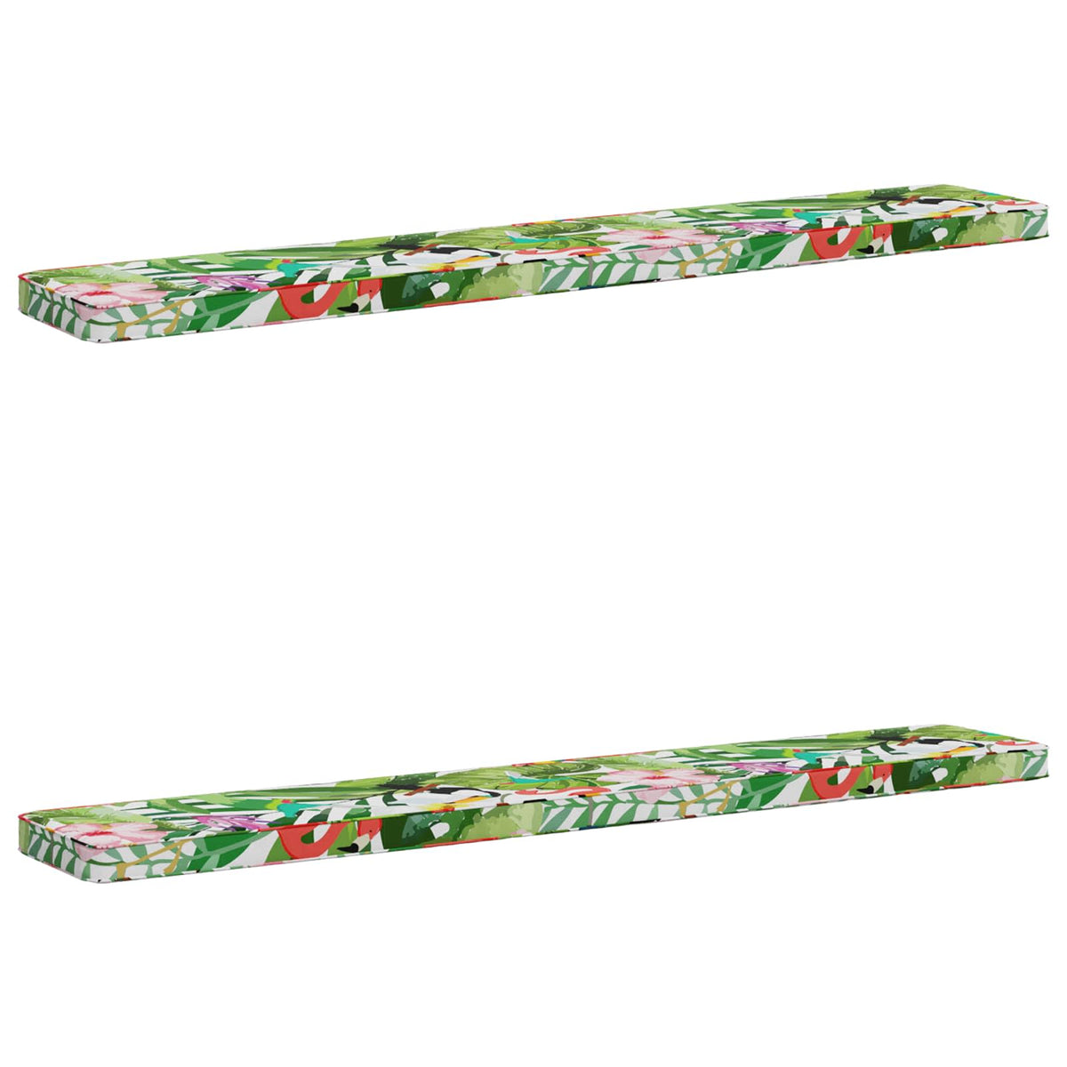 vidaXL Poduszki na ławkę 2-częściowe VUGHT 2 pcs 100% poliester