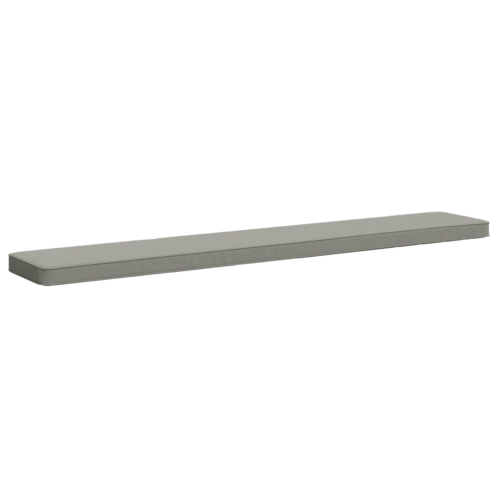 vidaXL Poduszka na ławkę 1-częściowa VUGHT 100% poliester Szary