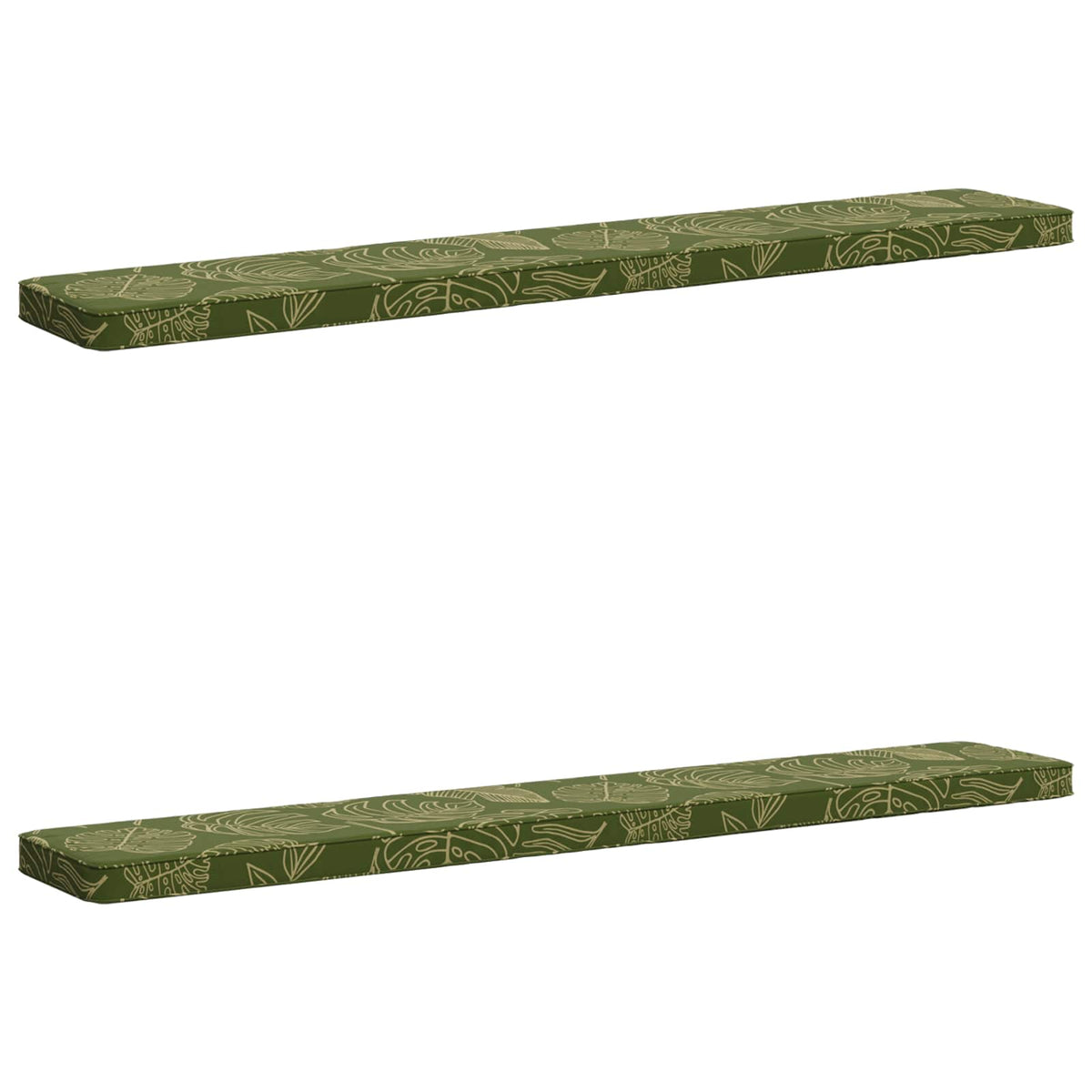 vidaXL Poduszki na ławkę 2-częściowe VUGHT 2 pcs 100% poliester