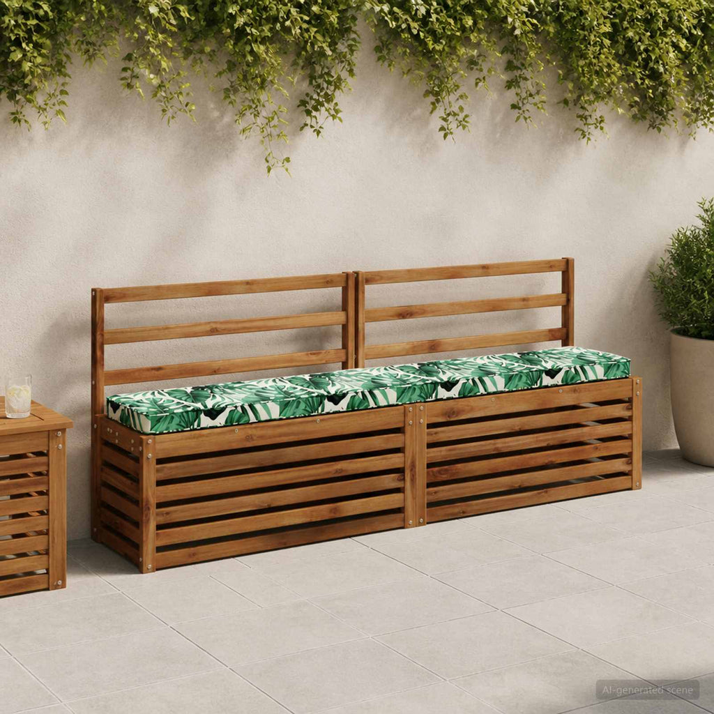 vidaXL Poduszki na ławkę 2-częściowe VUGHT 2 pcs 100% poliester
