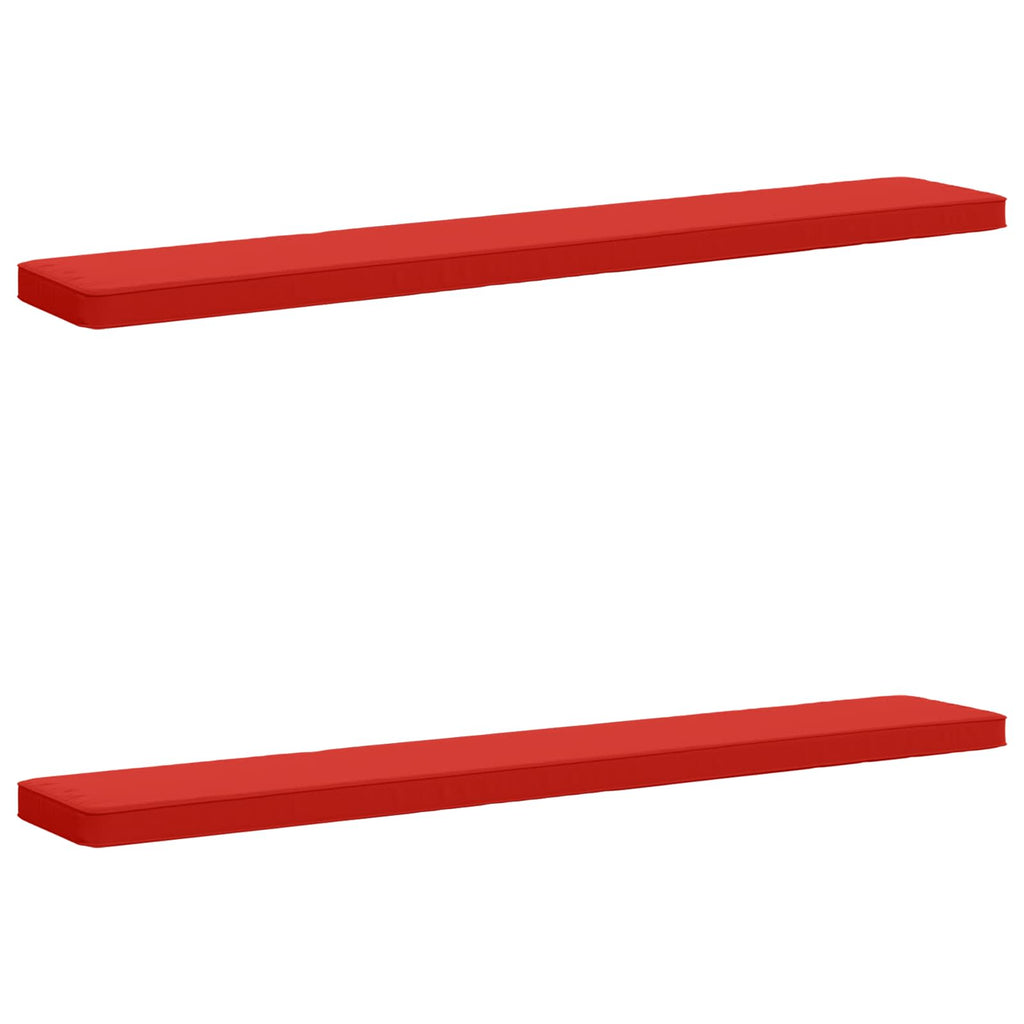 vidaXL Poduszki na ławkę 2-częściowe VUGHT 2 pcs 100% poliester