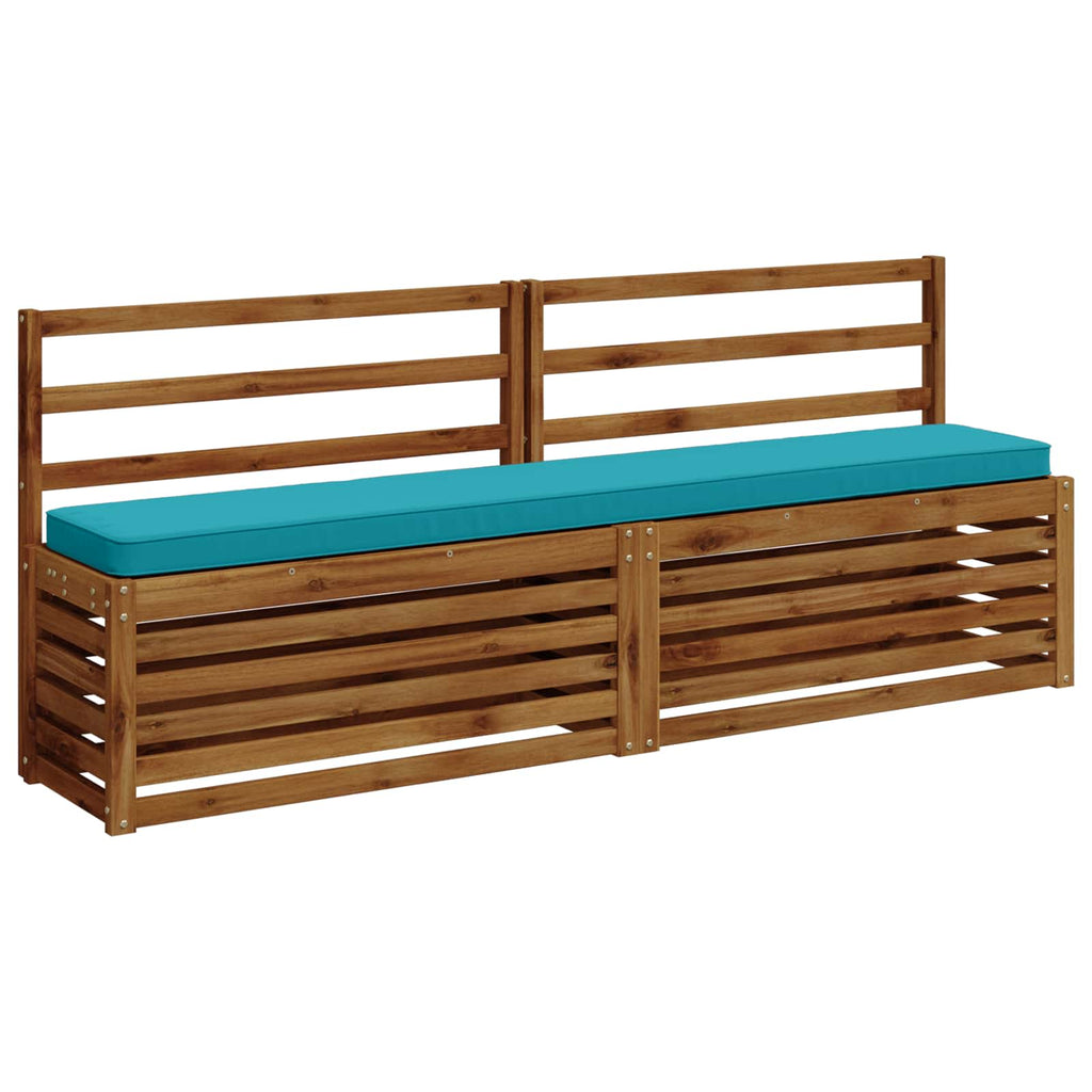 vidaXL Poduszki na ławkę 2-częściowe VUGHT 2 pcs 100% poliester