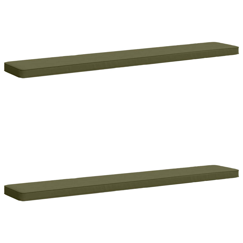 vidaXL Poduszki na ławkę 2-częściowe VUGHT 2 pcs 100% poliester