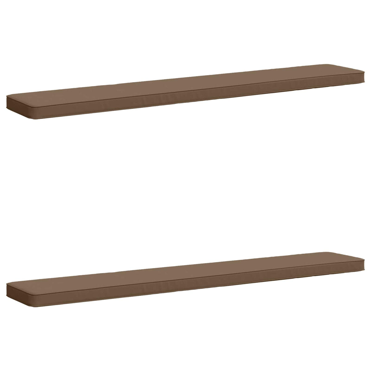 vidaXL Poduszki na ławkę 2-częściowe VUGHT 2 pcs 100% poliester