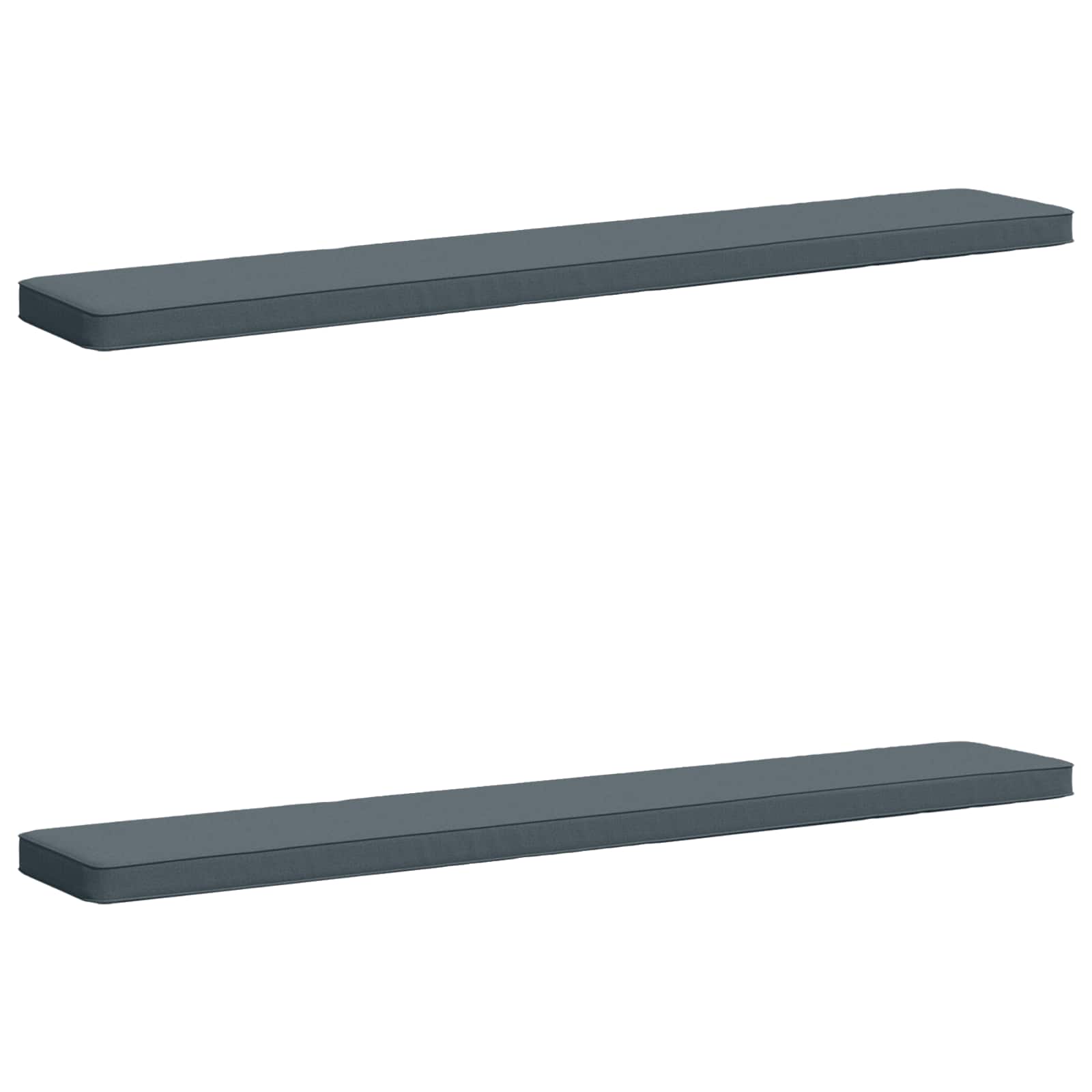 vidaXL Poduszki na ławkę 2-częściowe VUGHT 2 pcs 100% poliester