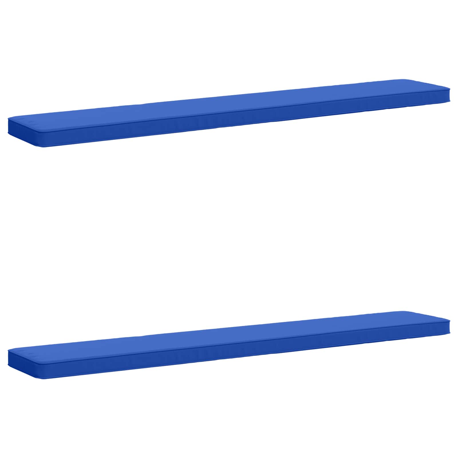vidaXL Poduszki na ławkę 2-częściowe VUGHT 2 pcs 100% poliester
