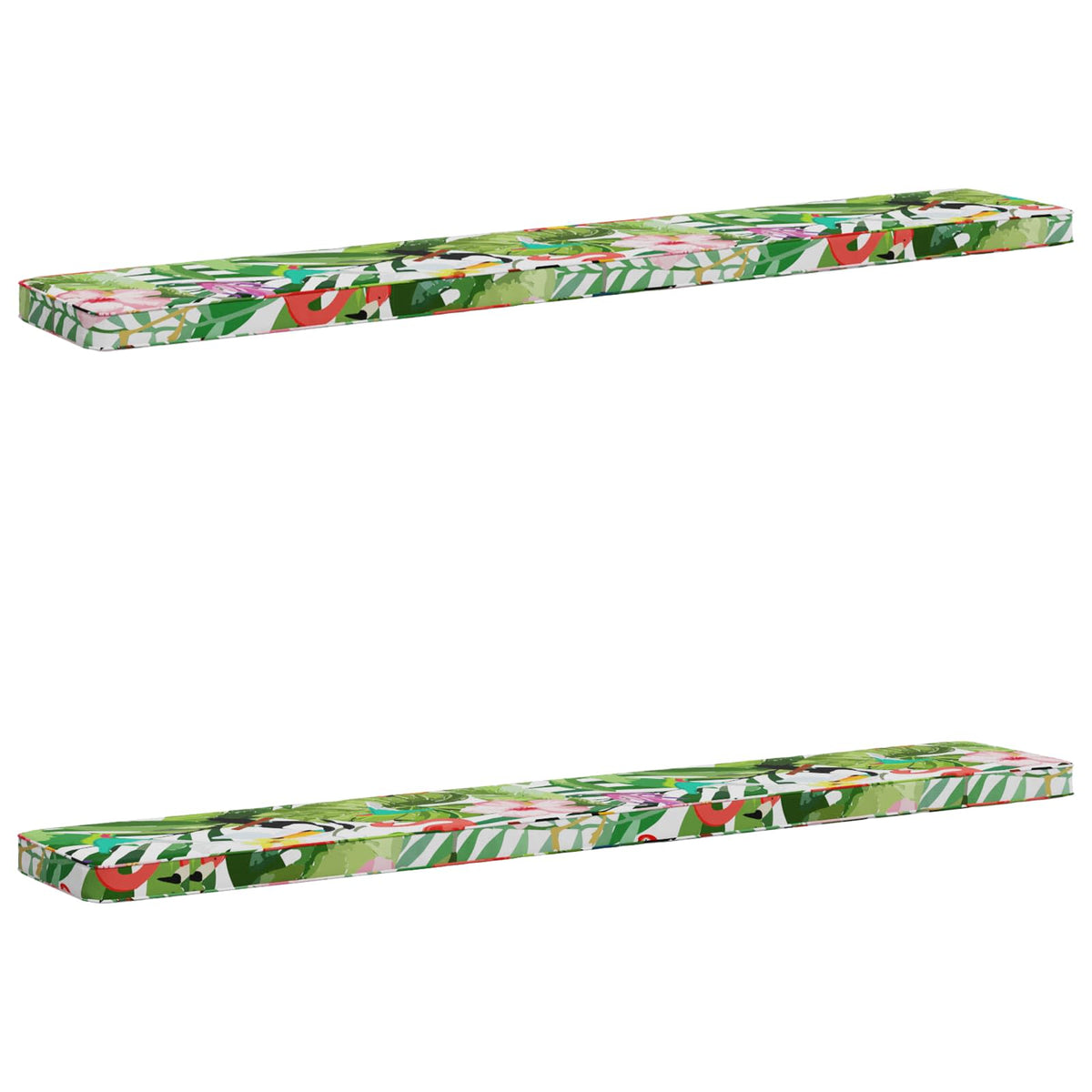vidaXL Poduszki na ławkę 2-częściowe VUGHT 2 pcs 100% poliester