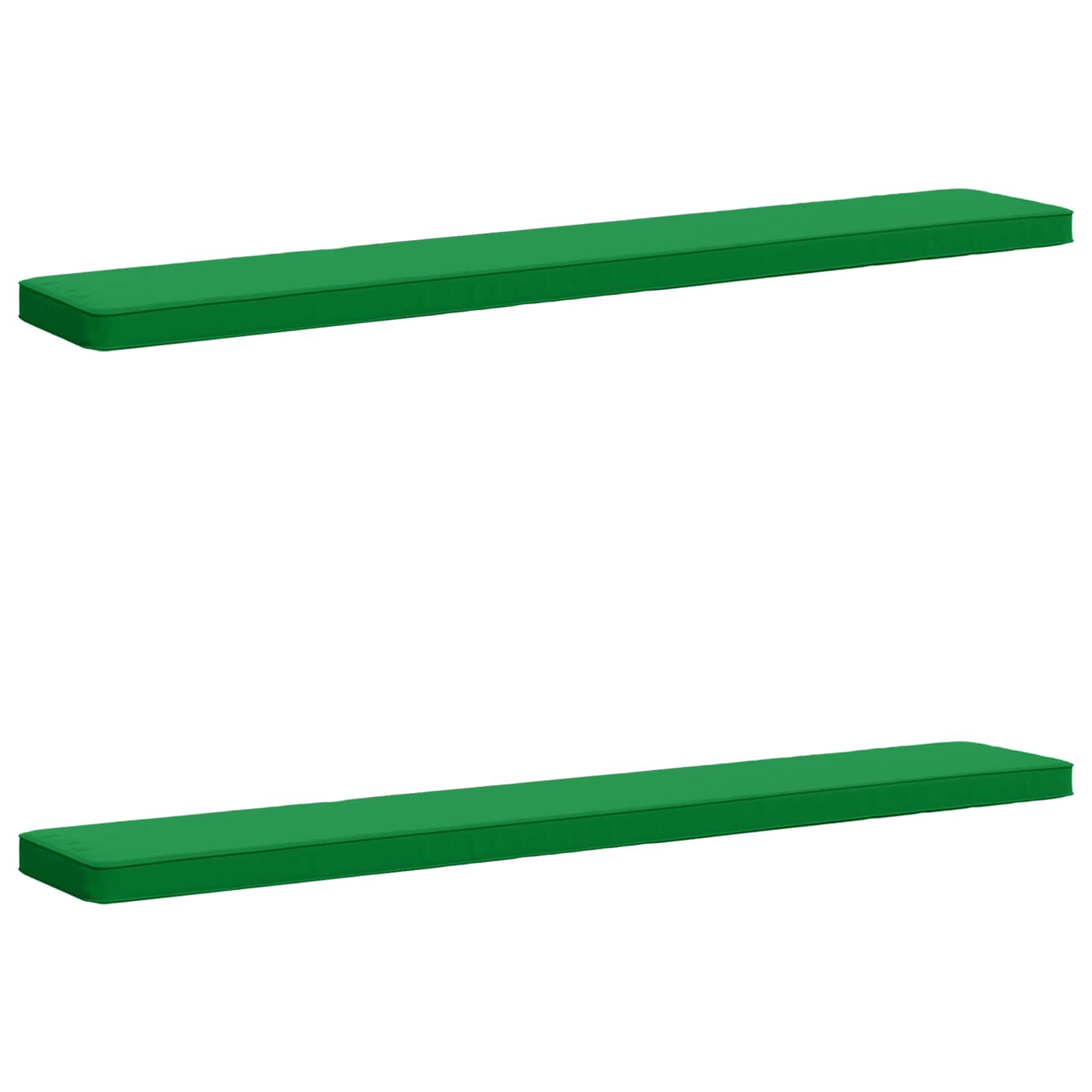vidaXL Poduszki na ławkę 2-częściowe VUGHT 2 pcs 100% poliester